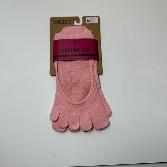 ToeSox Bellarina Pink Toe Socks Women’s size 8.5-10.5. NWT - Picture 1 of 3